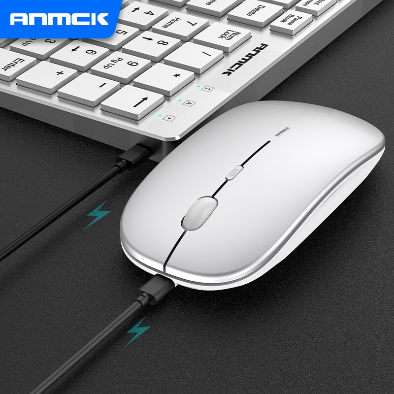 Anmck 2.4 G Wireless Keyboard Mouse Combo For Home Office teclado USB Keyboards Standard Version For PC Laptop Mac Desktop