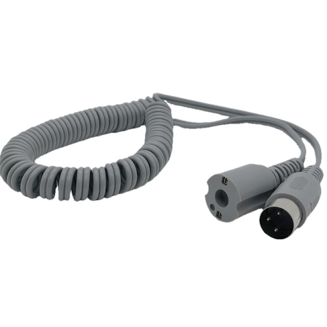 30K Nail Boor Handstuk Cord Power Cable 3pin 5pin Dc Voor Elektrische Nail Boor Handvat Touw Sterke Machine Accessoires: 1pcs 3pin