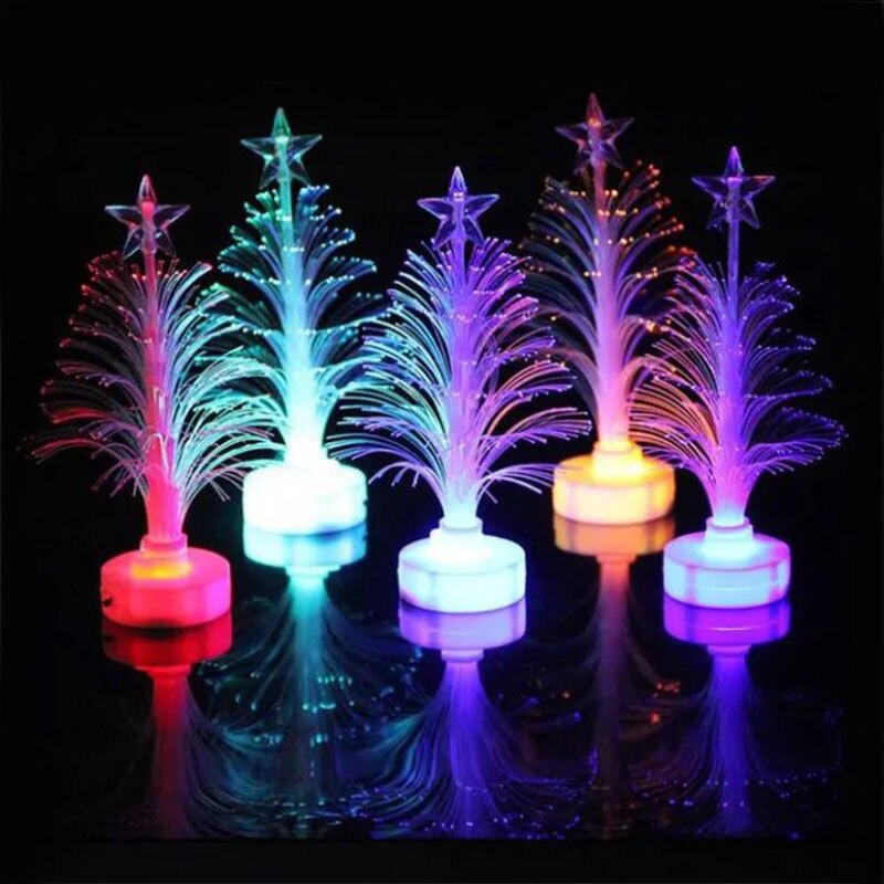 Beautiful Colorful Glow Christmas Snowman LED Lights Pretty Lovely Lamp Christmas Tree Ornaments