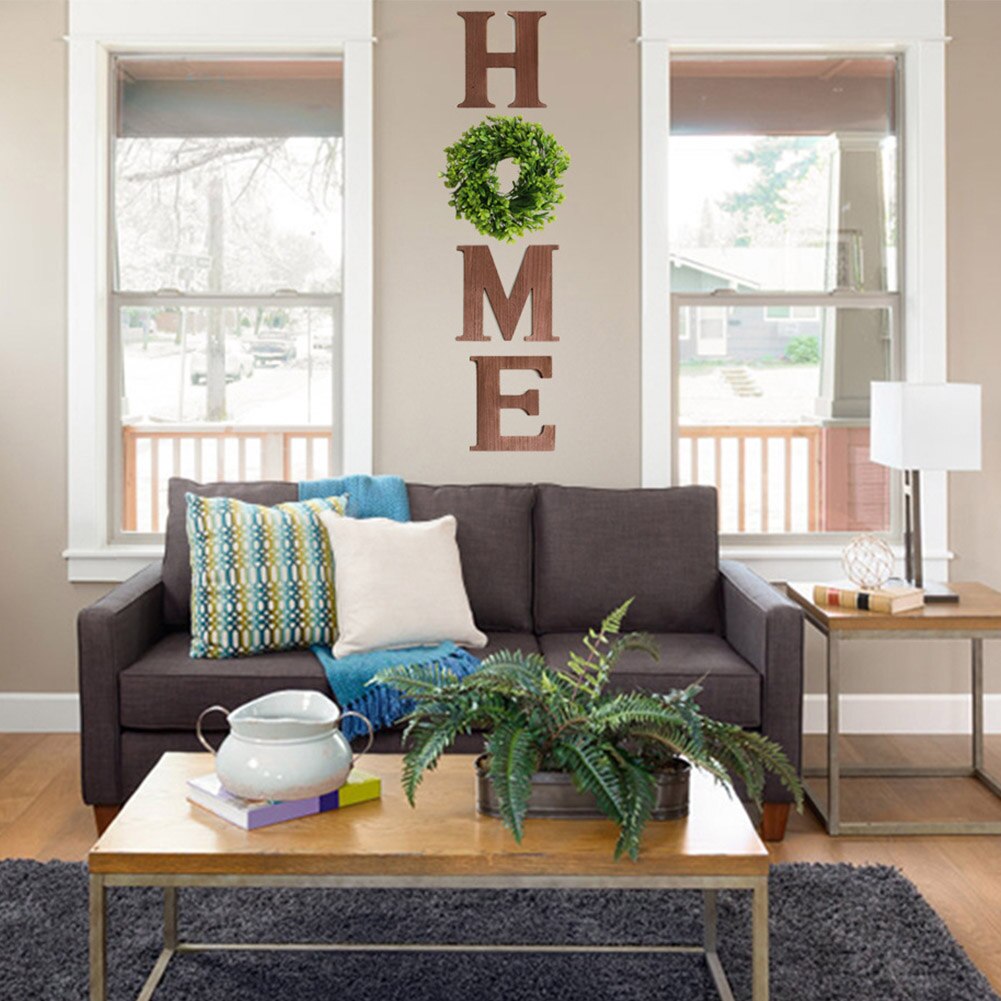 Craft Wall Mounted Word Decor Wedding Birthday Mantel Rustic Wood Home Sign Bedroom Living Room Housewarming Cutout Letters