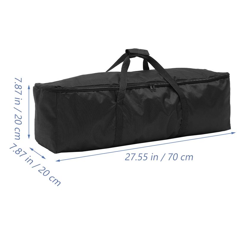 70cm 80cm Handbag Carrying Storage Case For Mic Photography Tripod Stand Soft Case BAG Umbrella Folded Zippers Tripod Bag: Dark Khaki