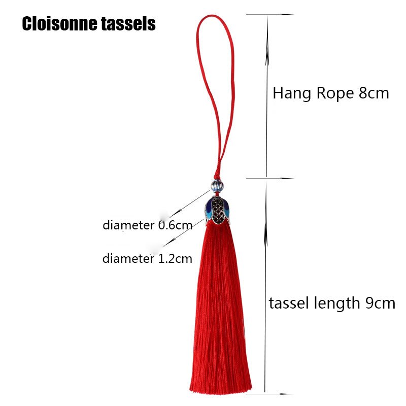 Pincel de flecos de seda, accesorio colgante para la fabricación de joyas DIY, borla de satén de seda, artesanía hecha a mano, suministro, 5/10 piezas, 8cm