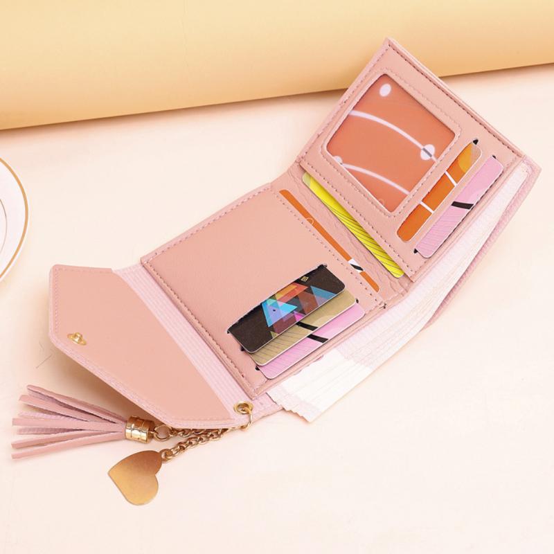 Damepung high #39 end mini kort sød kompakt pung pung tegnebøger kortholder lille dame pung kvinde hasp mini clutch