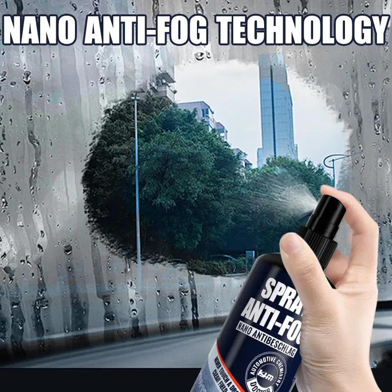 Anti-condens glasspray, transparante anti-condensmiddel voor autoruiten, helmen, windschermen en binnenruiten