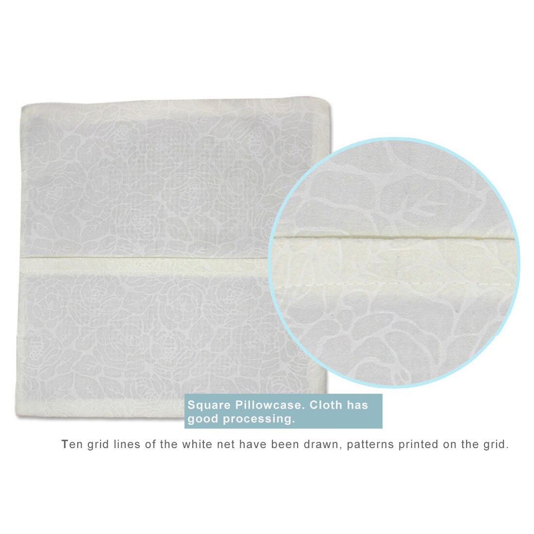 40x40cm diy trava gancho kit tapete coxim crochê costura artesanato presente com grade branca pano crochê gancho 2020 nova chegada