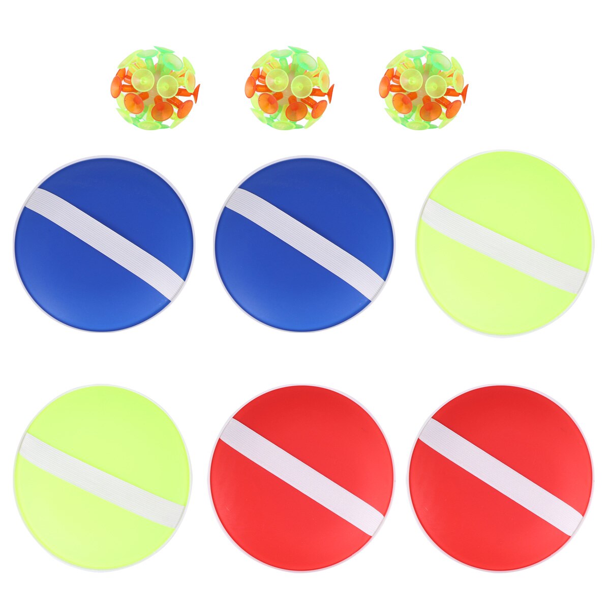 Juego de 3 piezas de guantes con ventosas adhesivas, pelota para lanzar, pelota de tiro, juego al aire libre, juego de juguetes deportivos de ocio interactivos padres e hijos: color 2