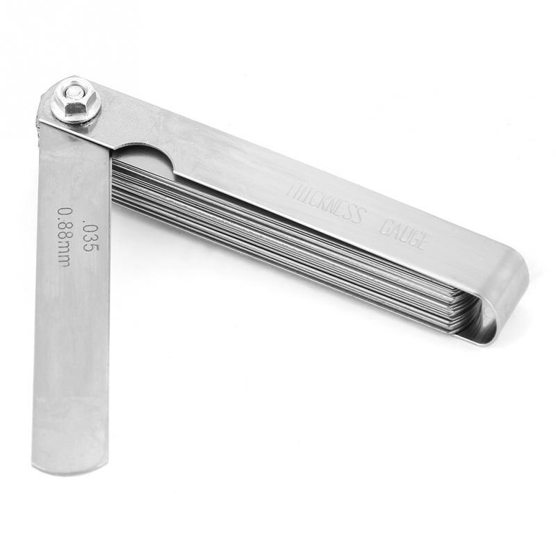 89mm rostfritt stål mätare & imperial linjal svetsning inspektionsverktyg 0.04-0.88mm