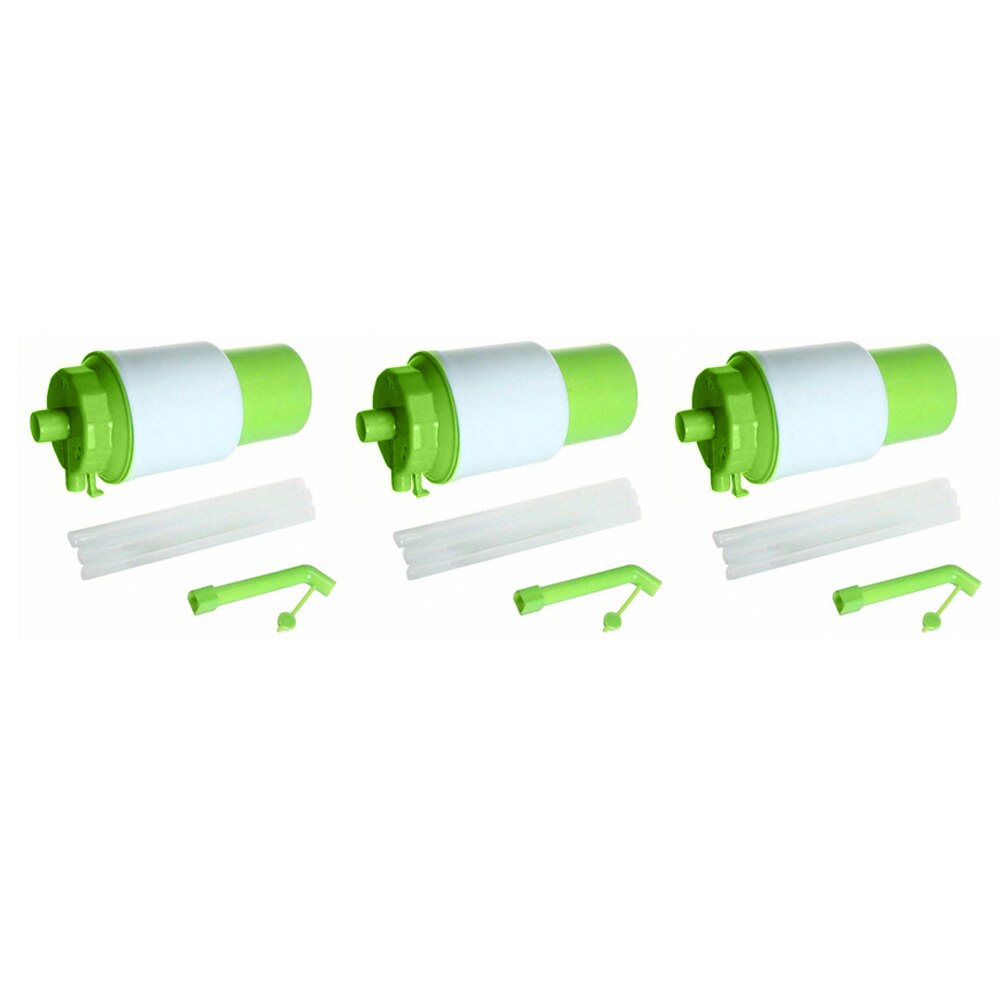 3 Pcs Green Manual Fles Water Drinken Pomp Innovatieve Pomp Dispenser Tool Zonder Voeding