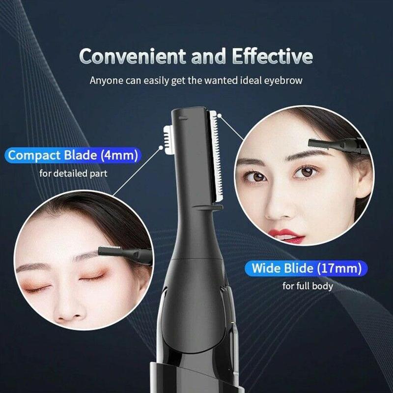 Multifunctionele Elektrische Wenkbrauw Trimmer Flexibele Mini Eye Brow Scheerapparaat Draagbare Trimmer Haar Epilator Vrouwen Make Scheermessen
