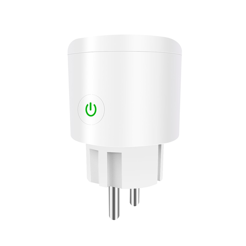Wifi trådløs smart stikkontakt med google home alexa stemmestyring timing tænd/sluk energiovervågning eu stik 16a