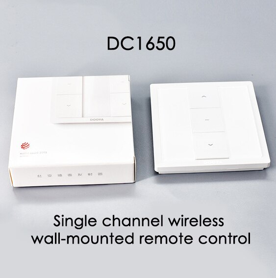 Dooya DC1650 Wall Switch Single Channel Remote Control for Electric Curtain connect with Smart Home Google or Alexa