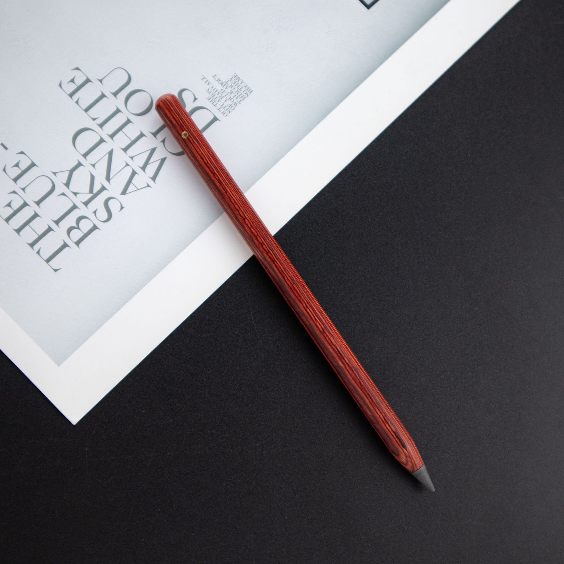 Onbeperkt Schrijven Eeuwige Potlood Houten Zonder Inkt Handtekening Pen Kantoor Eeuwige Briefpapier Potlood Business Supplies Pen: red