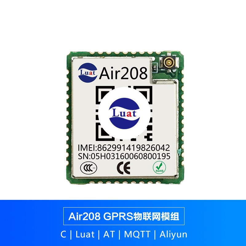 JINYUSHI für Luat Air208 Quad-band GSM/GPRS Kommunikation Modul At-befehl kompatibel mit SIM800C