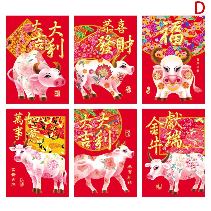 Os geluk chinese rode enveloppen gelukszakjes rood pakket voor chinees jaar en feestdoos: 4