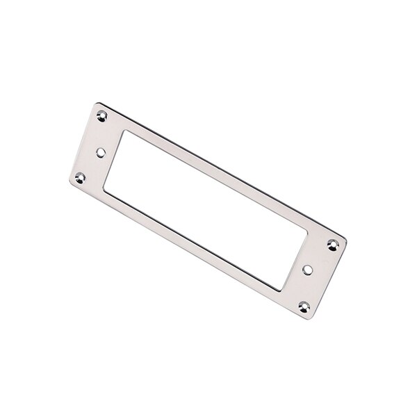1 Uds. Guitarra eléctrica de Metal plateado Humbucker Pickup marco con anillos de montaje