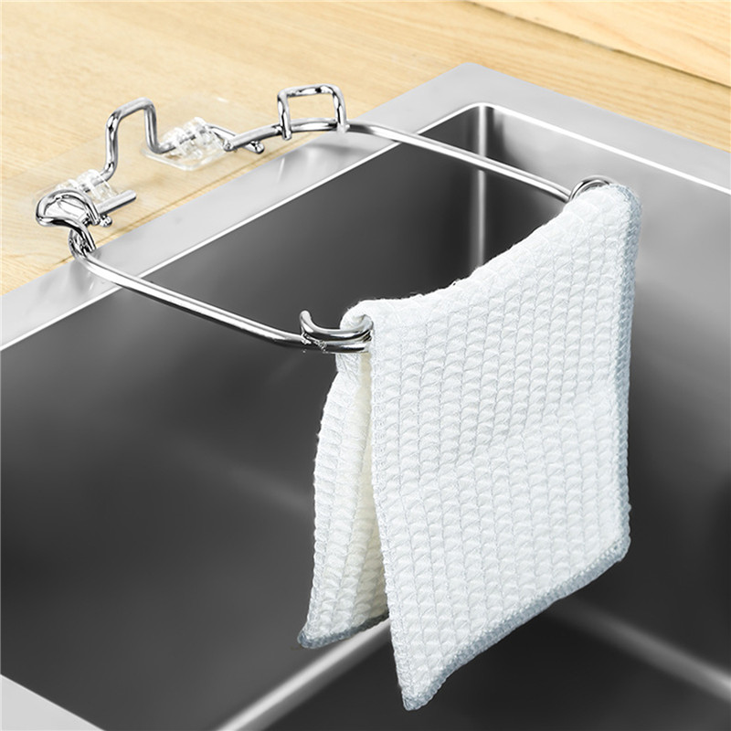 Sink Filter Rack Kitchen Foldable Sink Strainer Mesh Bag Stand Waste Garbage Net Shelf Anti-Clogging Disposable Garbage Mesh Bag