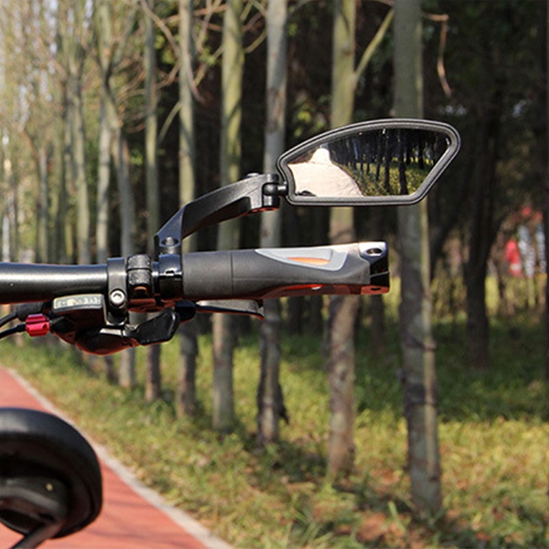 Szosowe lusterko wsteczne uniwersalna regulowana kierownica MTB robić roweru szosowego i górskiego bezpieczeństwo lusterka wsteczne akcesoria rowerowe