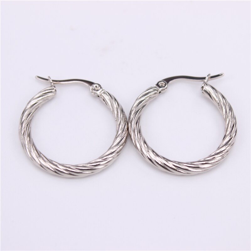 Exquisite and cute gold/silver color Student 15mm 24mm 35mm LH888: steel color24mm