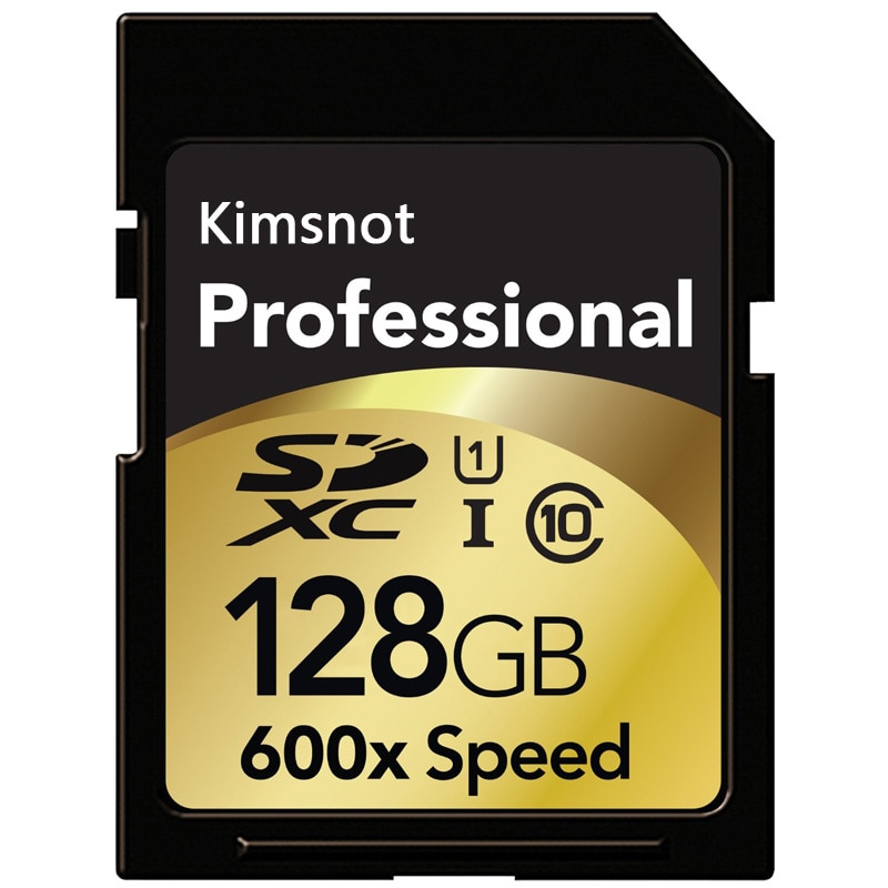 Kimsnot Memory Card 600x 128GB 64GB 32GB 16GB 256GB SD Card Class10 SDXC SDHC Card C10 90mb/s UHS-I For DSLR Camera