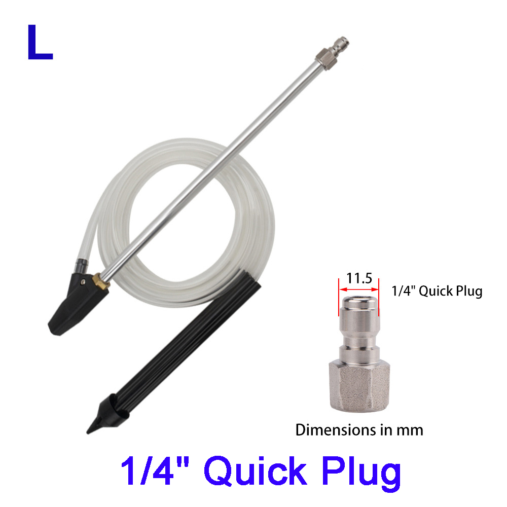 Pressure Washer SandBlasting Kit Wet Sandblaster Lance Nozzle for Karcher Huter Interskol Lavor Parkside High Pressure Washer: PURPLE