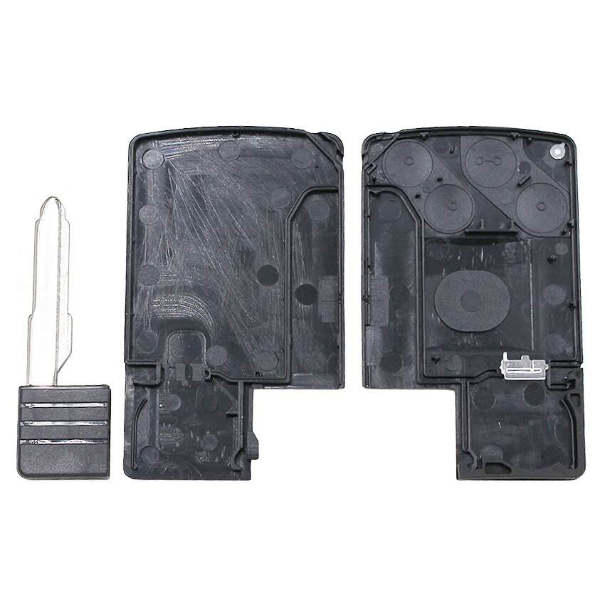 Carcasa de llave remota para coche Mazda 5, 6, CX-7, CX-9, RX8, Miata, MX5, con hoja sin cortar, 2/2 + 1/3/3 + 1 botón