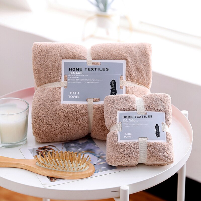 Serviette de bain en microfibre à séchage rapide | Serviette de bain de plage en coton de , grande serviette de bain douce et absorbante: Kaki foncé / 1Bath towel 70x140cm