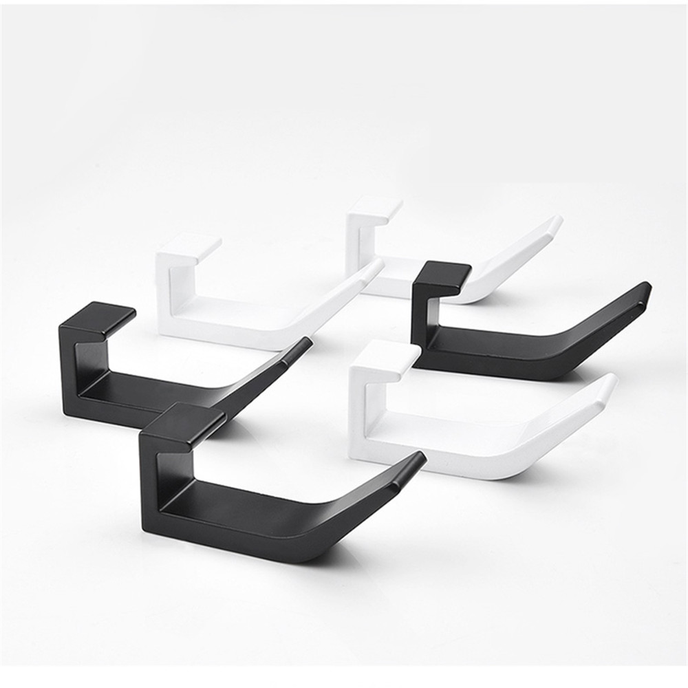 Bathroom Towel Rack Aluminum Robe Coat Hook Row Hooks Keys Bags Holder Sundries Hanger Bathroom Accessories