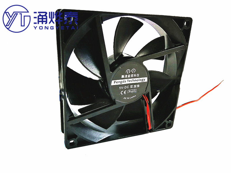 YYT 9025 cooling fan 9225 5V 12V 24V 9CM silent computer case server oil/hydraulic/ball bearing