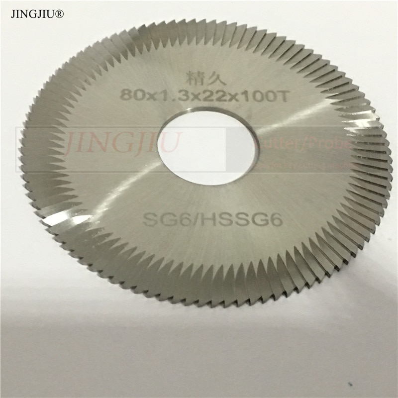 Fraise latérale et frontale D700204ZB (SG6) (80X1.3X22) pour KEYLINE 206 & RS206 300SF Machine à clés