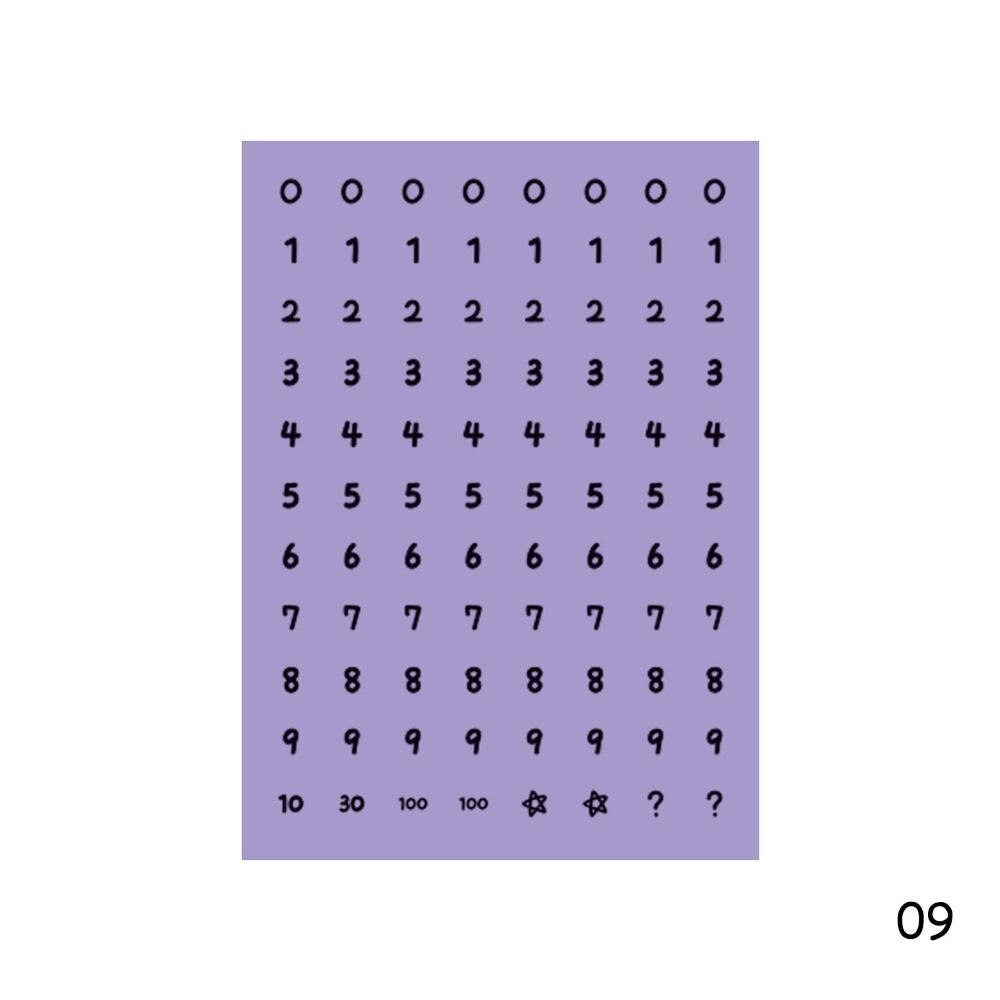 2 kpl tee itse pohjaelementti koriste kirjaimet numerot tarra päiväkirjaan scrapbooking tarrat paperitarvikkeet puhelimen kuoren sisustus: 09