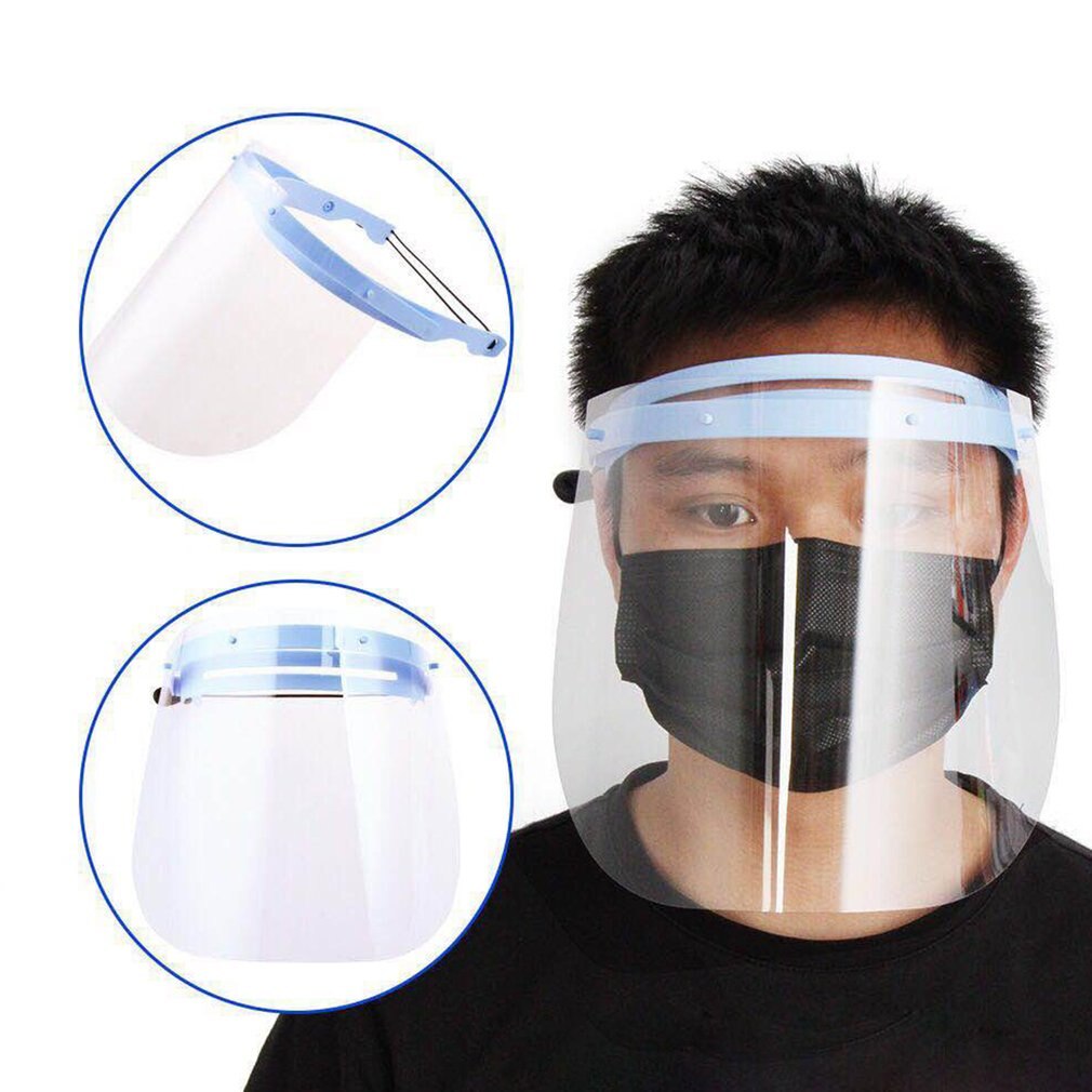 Veiligheid Gezichtsbescherming Keuken Koken Dubbelzijdig Anti-Fog Anti-Olie Splash Clear Beschermende Masker Gezicht Bescherming
