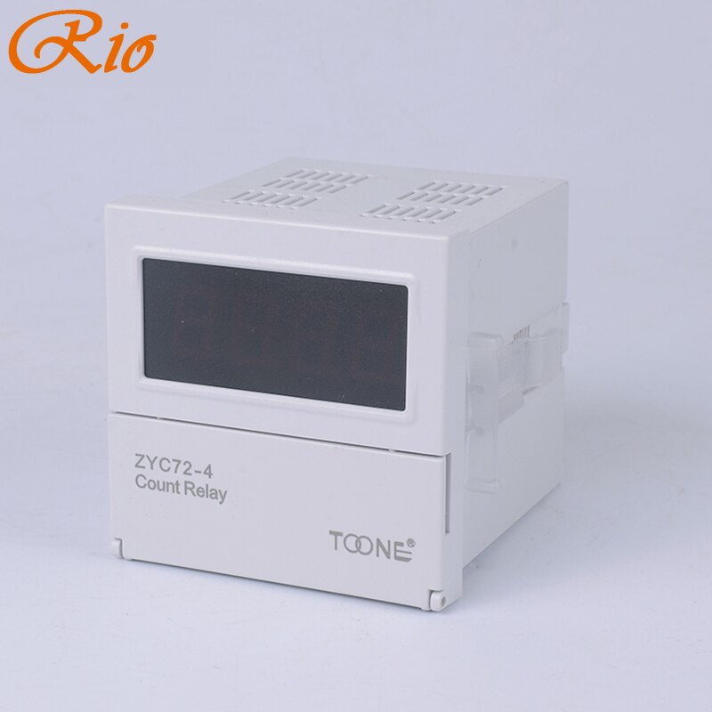 ZYC72-24 Digital counter relay addition count wide voltage a variety of counting methods JDM9