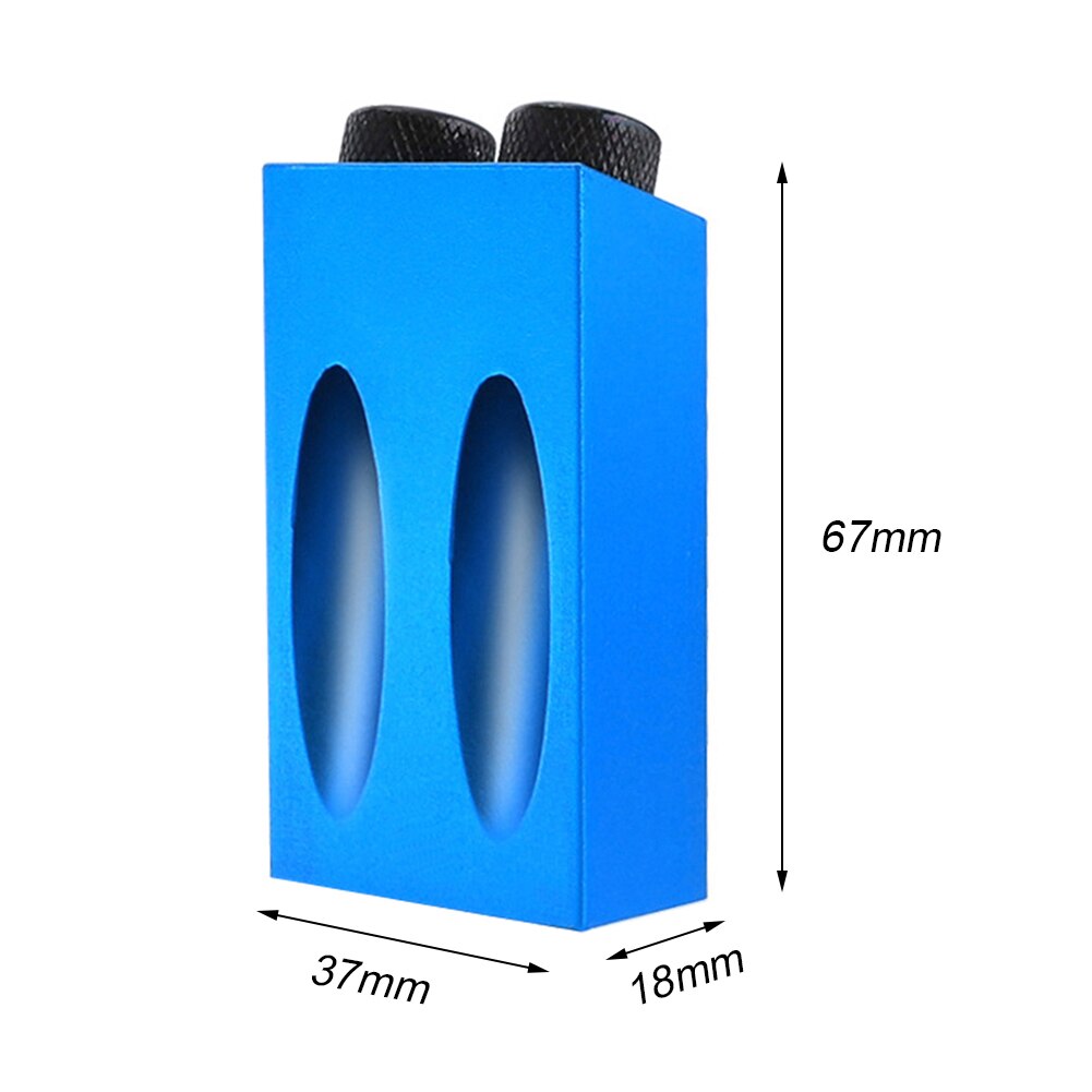 15 Pocket Hole Jig Kit 6/8/10mm Angle Drill Guide Woodwoorking Tool Hole Puncher Locator Jig Drill Bit Carpentry Tools