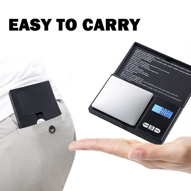 High precision 0.01g Digital kitchen Electronic Scales Jewelry Balance Weight Gram LCD Pocket Scales