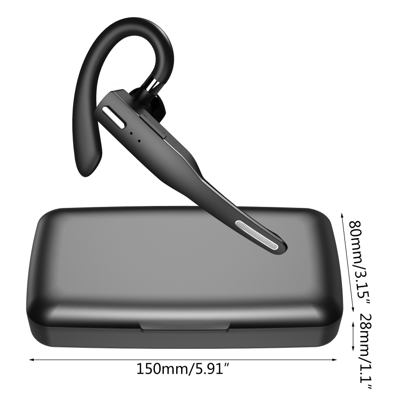YYK525 Drahtlose Bluetooth-kompatibel Kopfhörer Freihändig Business Headset Mini Ohrhörer Gebaut-in Mic für Auto Fahren DXAC