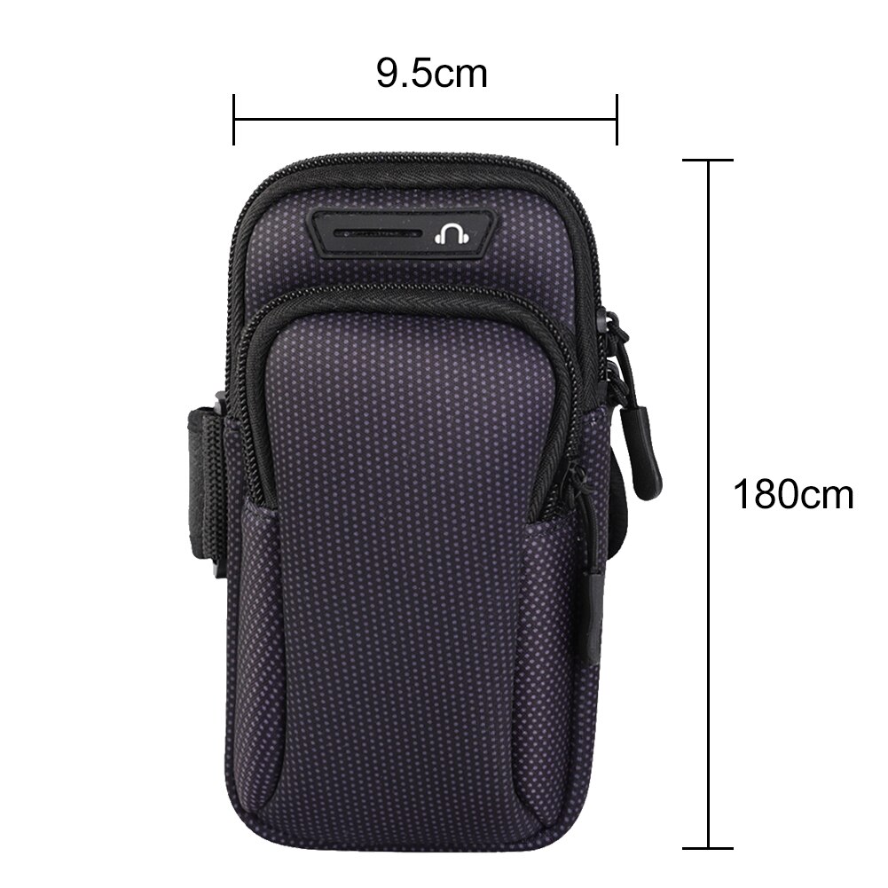 Arm Band Tas Universele Voor Mobiele Telefoon Met 180*9.5Cm Ademend Mesh Waterdichte Sport Armband Phone Case Voor iphone Xiaomi