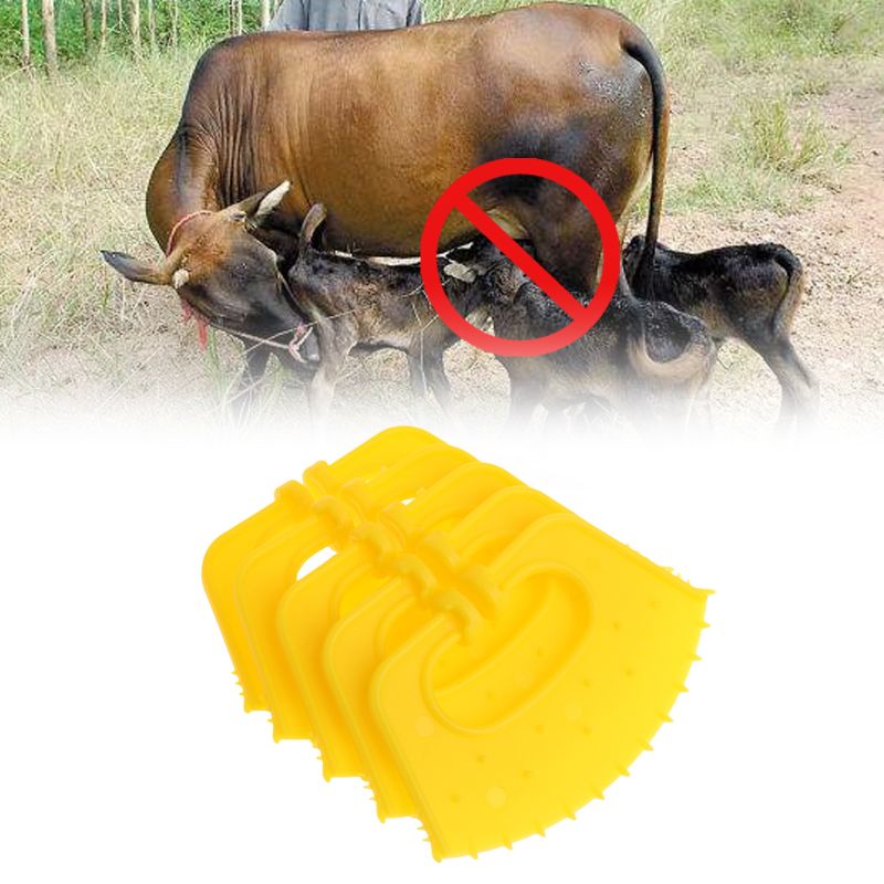 5Pcs Kalb Weaner Kunststoff Cattle Nase Ring Anti-Saugen Miling Stop Dorn Entwöhnung Assistent Werkzeug Vieh Ausrüstung Für bauernhof
