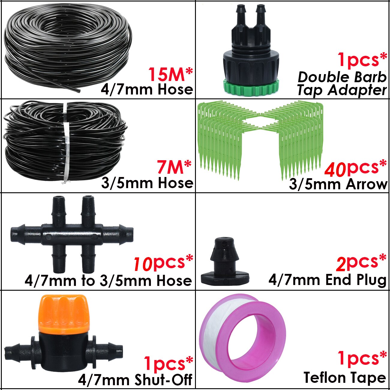 KESLA Garten Automatische Bewässerung Bewässerung Bausatz Ellenbogen Emitter Tropfen-System 4/7MM zu 3/5MM Schlauch für Bonsai Topf Blume Gewächshaus: Lavendel