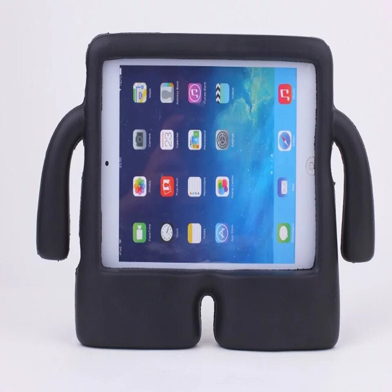 Leuke cartoon eva-hoes voor apple ipad 7.9 inch, veilig voor kinderen, siliconen beschermhoes voor ipad mini 2 , 3 , 4 mini 3: Zwart