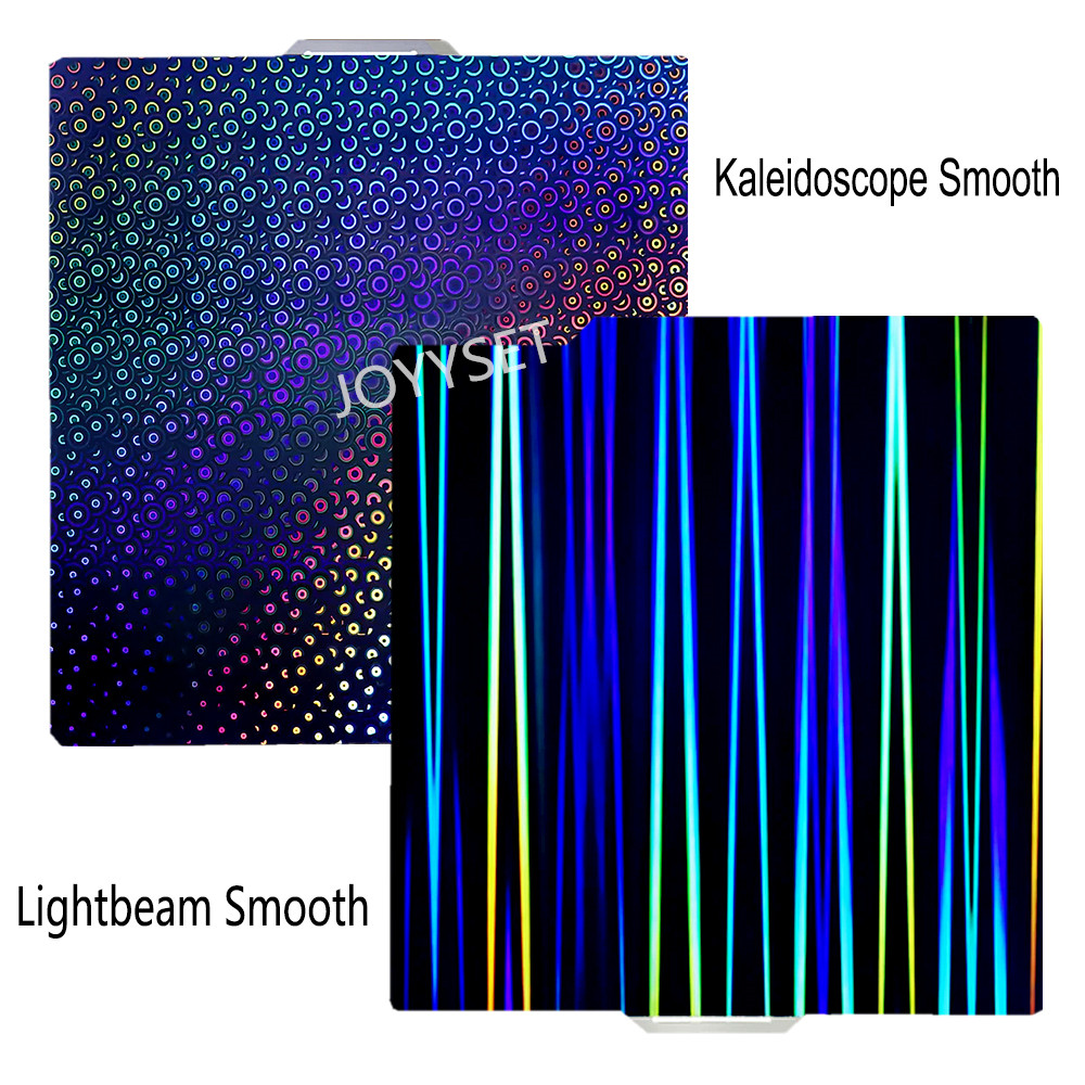 Build Plate for Bambu lab P1P P1S X1C A1 X1E Smooth Spring Steel Sheet PEI PEO PET Heatbed for Bambulab X1 carbon Build Plate: GRAY