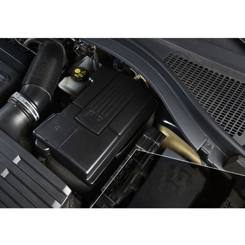 Bilmotorbatteri støvtæt dæksel negativ elektrode vandtæt beskyttelsesdæksel til vw tiguan l