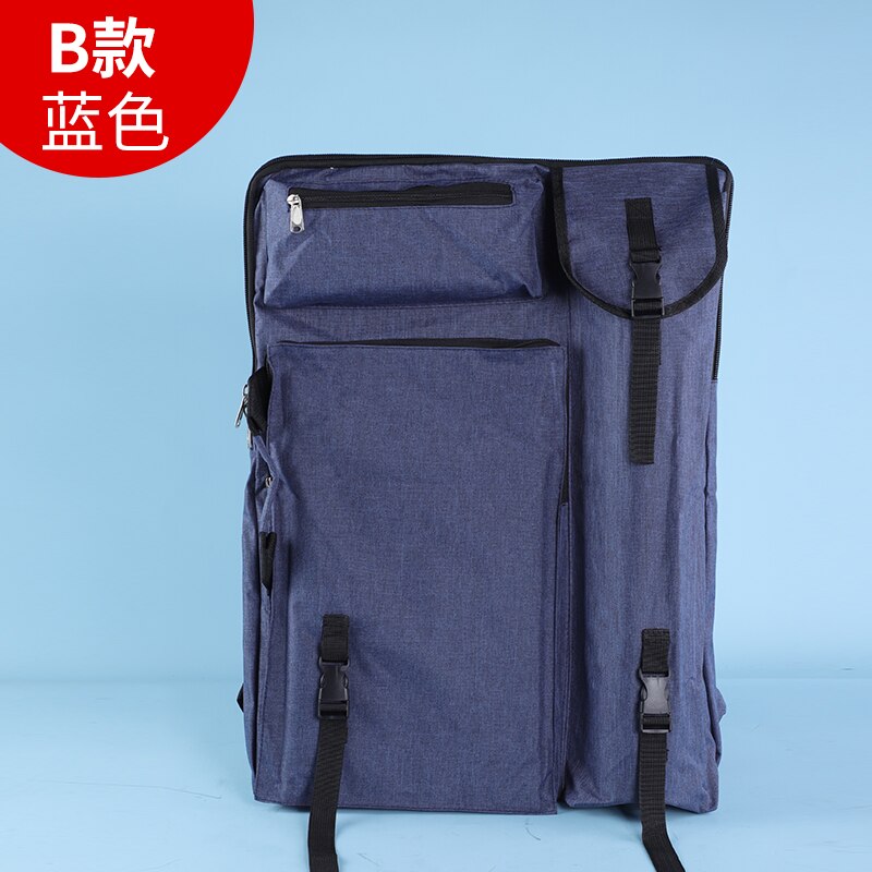 Schilderen Zak/4K Waterdichte Grote Draagbare Opslag Art Schilderen Tas/8K/4K Student Tekening board Bag/Kind Tekentafel Tas: azure blue