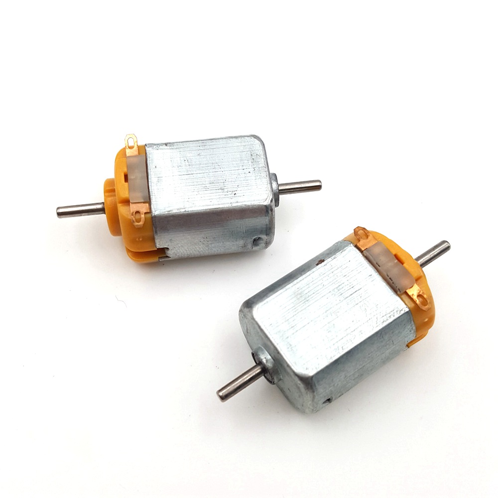 ZHIQIN 6 stuks mini DC elektrische motor 130 elektromotor 3-6 V mini elektromotoren 15.000 rpm voor knutselprojecten