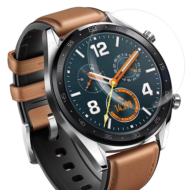 3 pièces verre trempé pour Huawei montre GT 2 46mm verre de protection pour huawei GT2 bande Film protecteur d'écran Smartwatch accessoires
