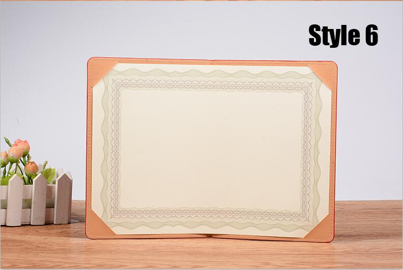 20 Sheets Per Bag A4 Thick Blank Printable Retro Paper Certificate Inside Page 140g certificate Core Innovative Style DIY: Style 6