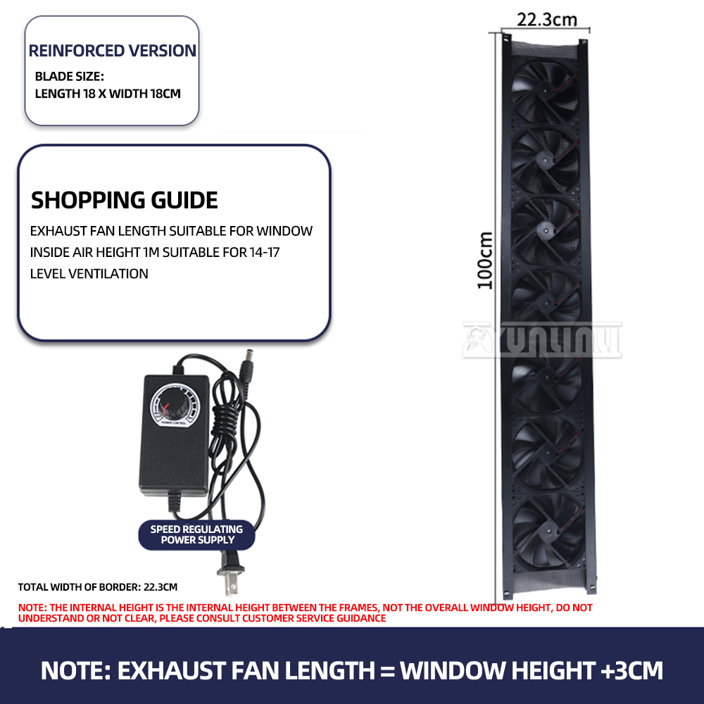 Window Exhaust Fan Silent Exhaust Machine Fresh Air Fan Efficient Kitchen Ventilation System Abluftventilator Für Küche