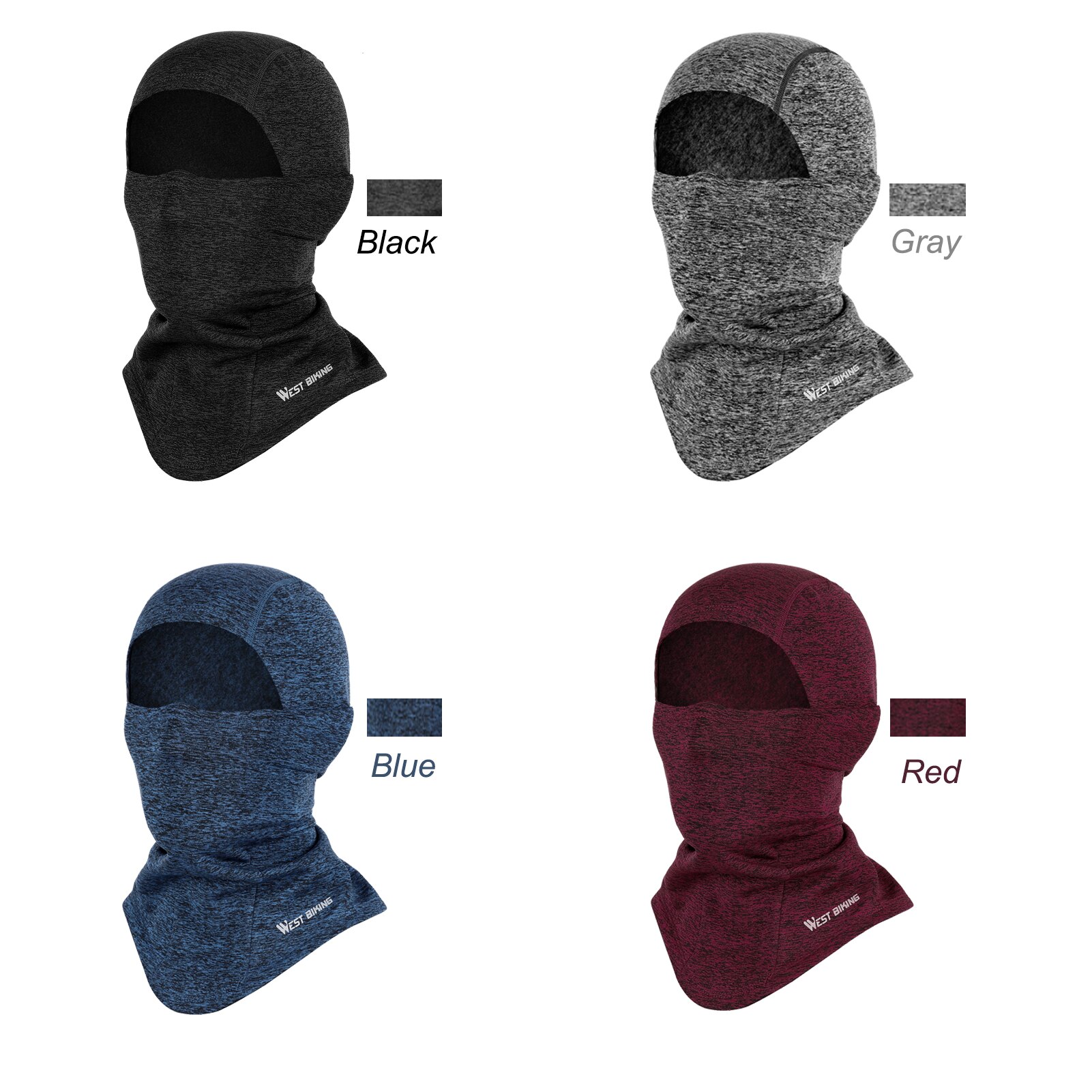 Masque thermique anti-vent cyclisme chauffe-cou moto sous casque doublure masque casquettes ultime rétention thermique chapeau