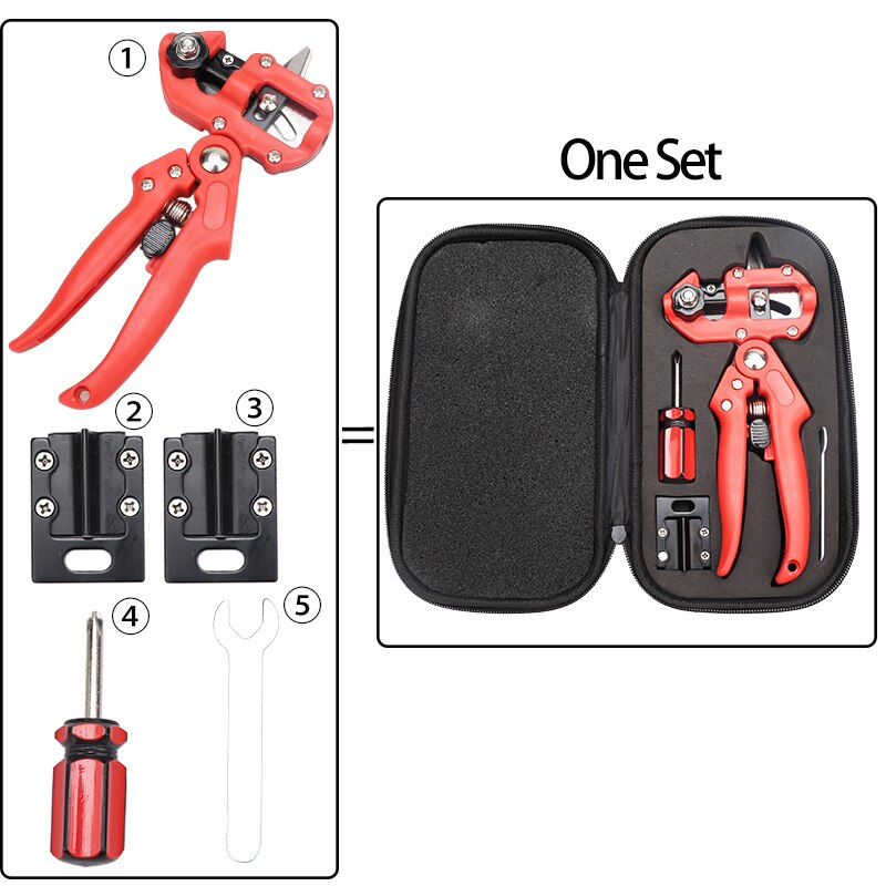 Outil de greffe d'arbre fruitier sécateur de jardin ciseaux ciseaux bonsaï outils d'élagage lame libre outils de jardin prix: One SET OR