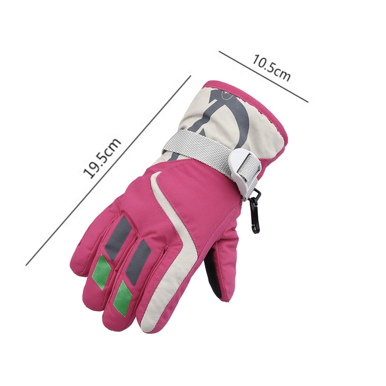 Winter Warm Waterproof Adjustable Kids Ski Gloves Jamaica