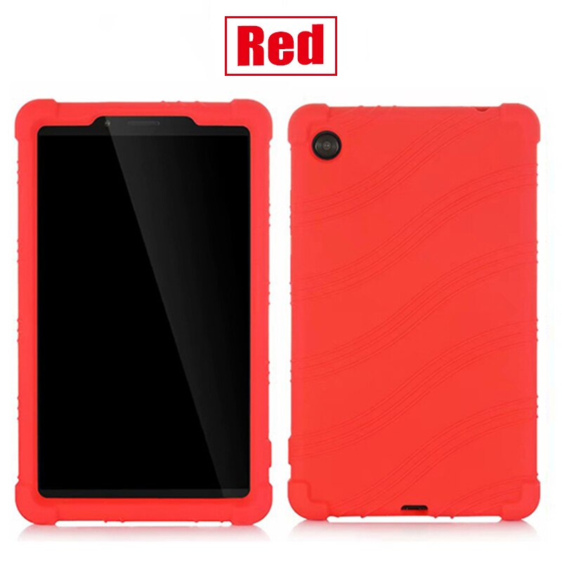 Étui en Silicone pour Lenovo Tab M7 7.0 pouces TB-7305F TB-7305X TB-7305i Tablette Souple Housse de Support Funda Coquille pour Les Enfants: Red